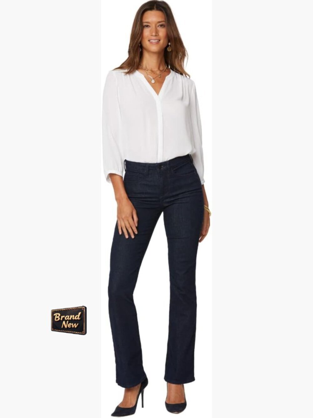Petite Bootcut Jeans with Lift Tuck Technology